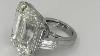 David Webb Emerald Diamond Estate Ring Platinum Certified $27,179.00